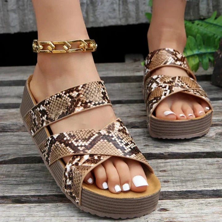 Solèna™ - Sandalias ortopédicas de cuero