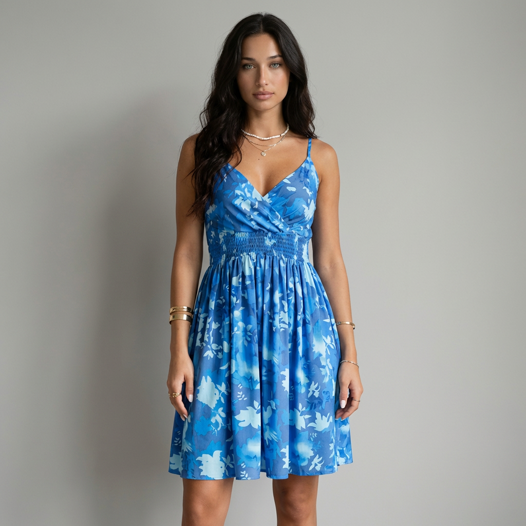 Camila Vestido Floral Cruzado