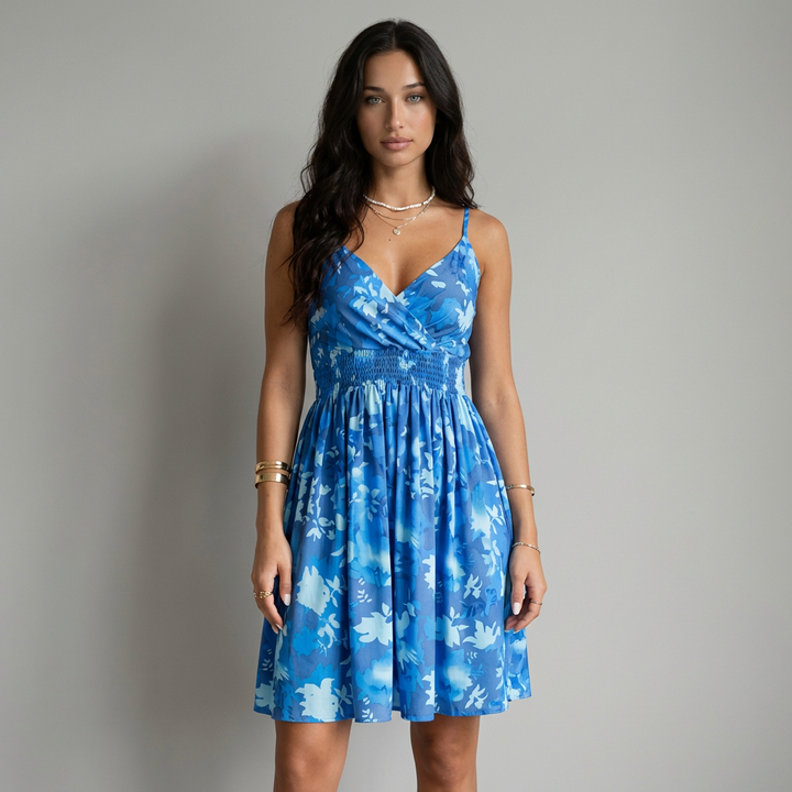 Camila Vestido Floral Cruzado
