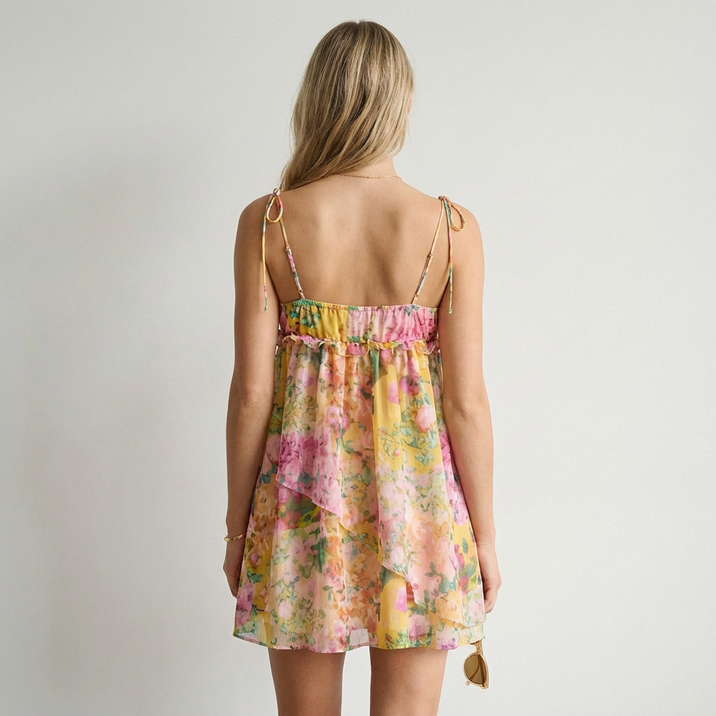 Ariana Vestido Floral Multicolor